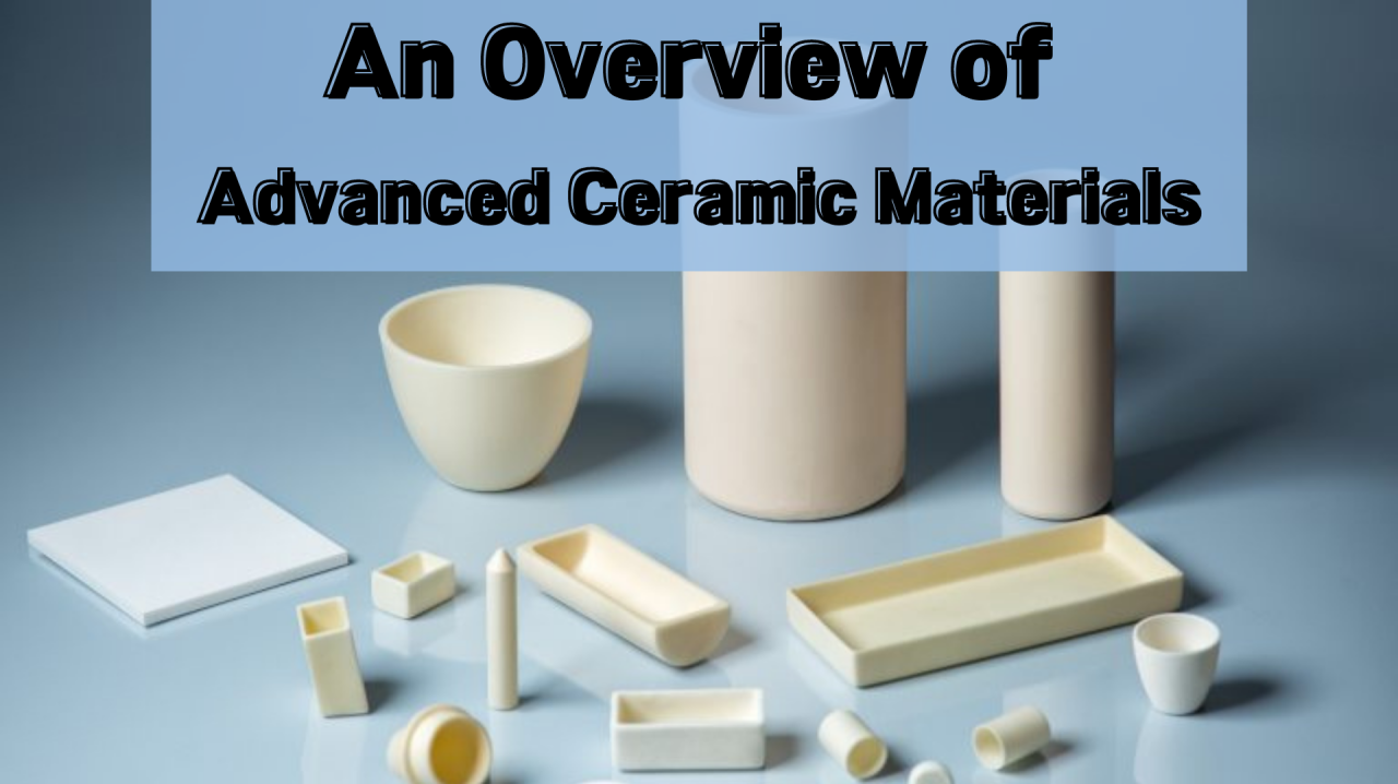 An Overview of Advanced Ceramic Materials An Overview of Advanced Ceramic Materials