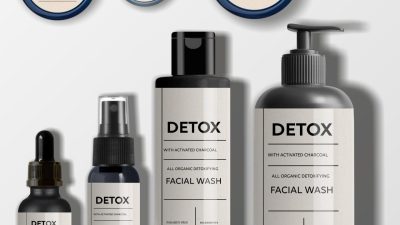 Product Label Template Editable Cosmetic Label Template SkinCare Label ...