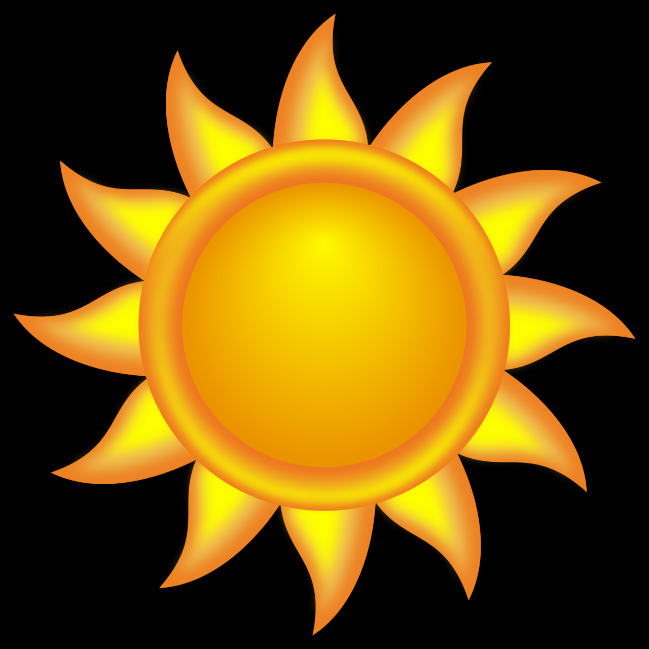 Clipart - Decorative Sun Clipart - Decorative Sun