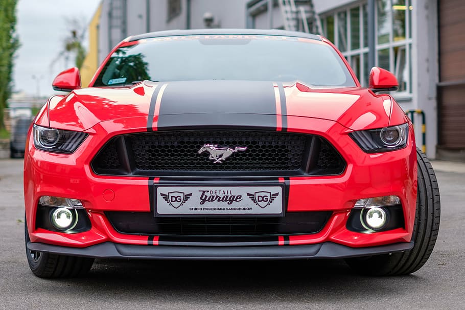 HD wallpaper: red and black Ford Mustang GT, usa, car, auto, transport ... HD wallpaper: red and black Ford Mustang GT, usa, car, auto, transport ...
